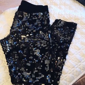 Express velvet leggings